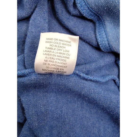 Wildfox Sweatshirt Womens SZ L Red Wine & Blue Statement Beach Graphic Blue - Picture 5 of 9